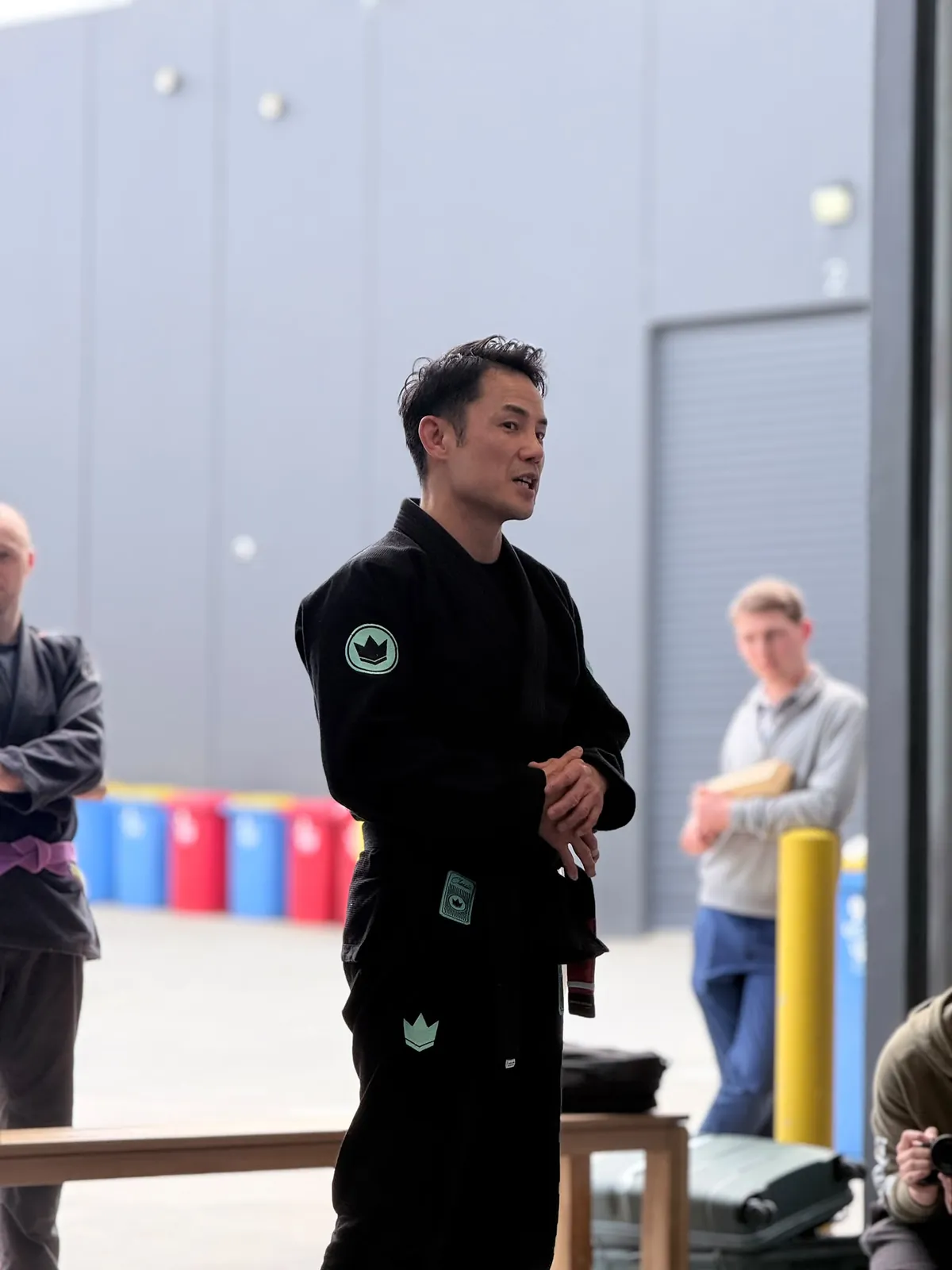 Jason Ng on the mat at Noble Grounds BJJ in Mitcham